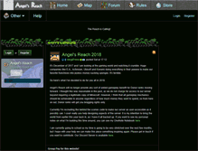 Tablet Screenshot of angels-reach.net